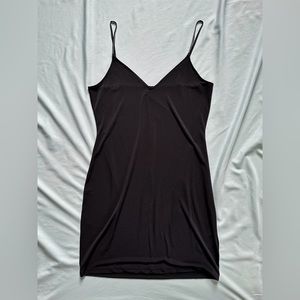 Divided by H&M black spaghetti strap rhinestone dress